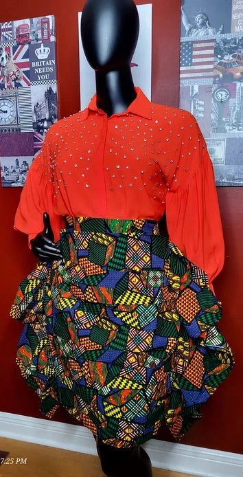 Ajoke-Ade Ankara skirt