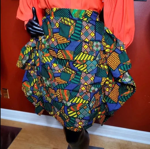 Ajoke-Ade Ankara skirt