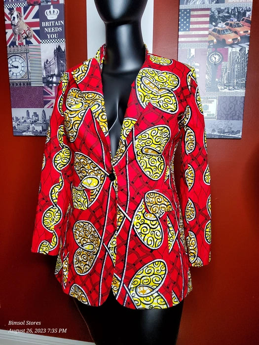 African Print Jacket