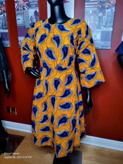 kemi African wax dress