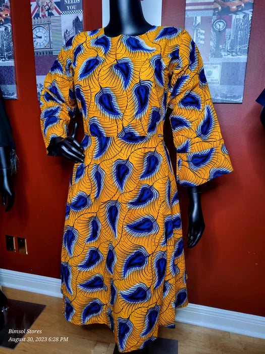 kemi African wax dress