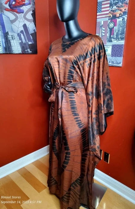 Debimpe Tie & Dye Kaftan Dress