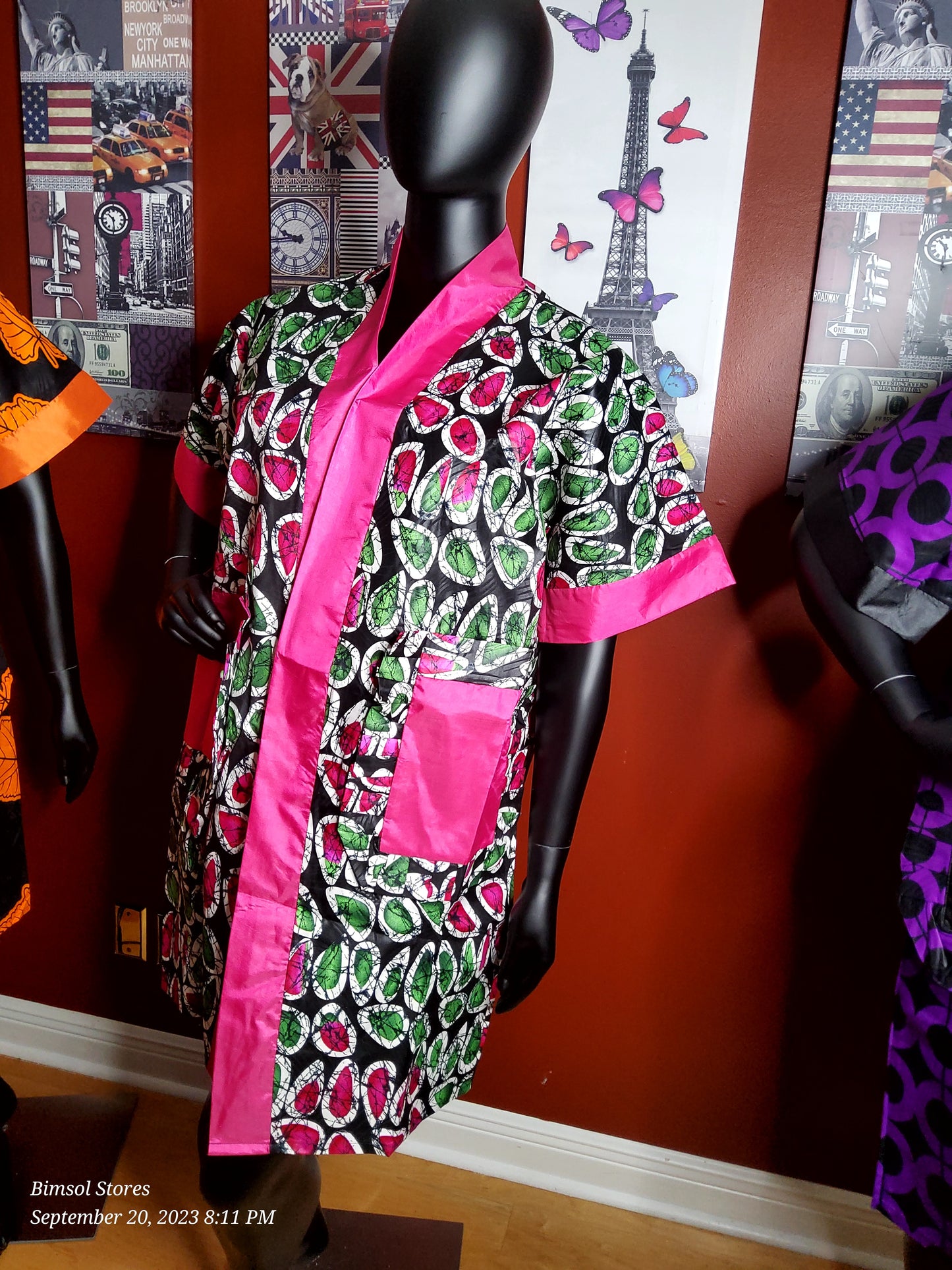 Kiwi Open Front Kimono