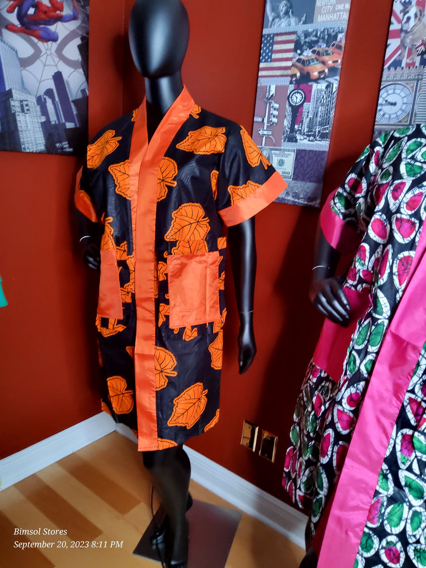 Kiwi Open Front Kimono