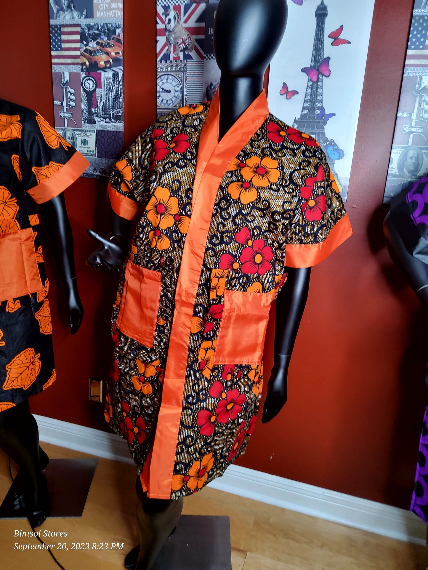 Kiwi Open Front Kimono