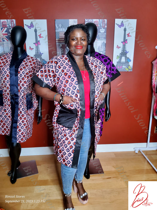 Kiwi Open Front Kimono