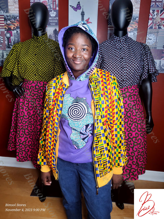 OBA  Ankara Bomber jacket