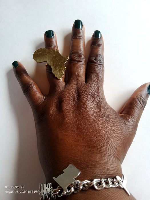 African Brass rings