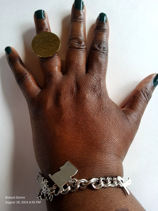 African Brass rings