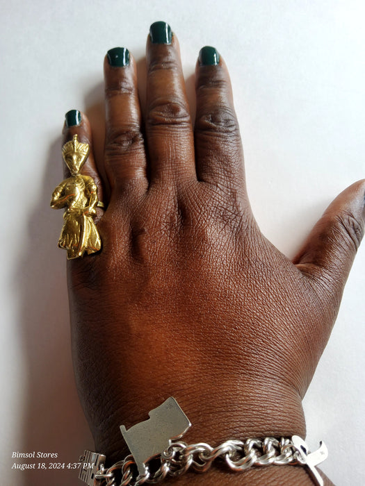 African Brass rings