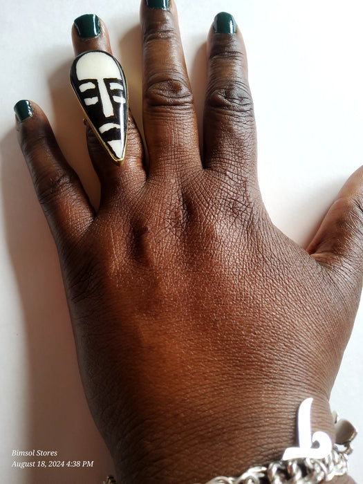 African Brass rings