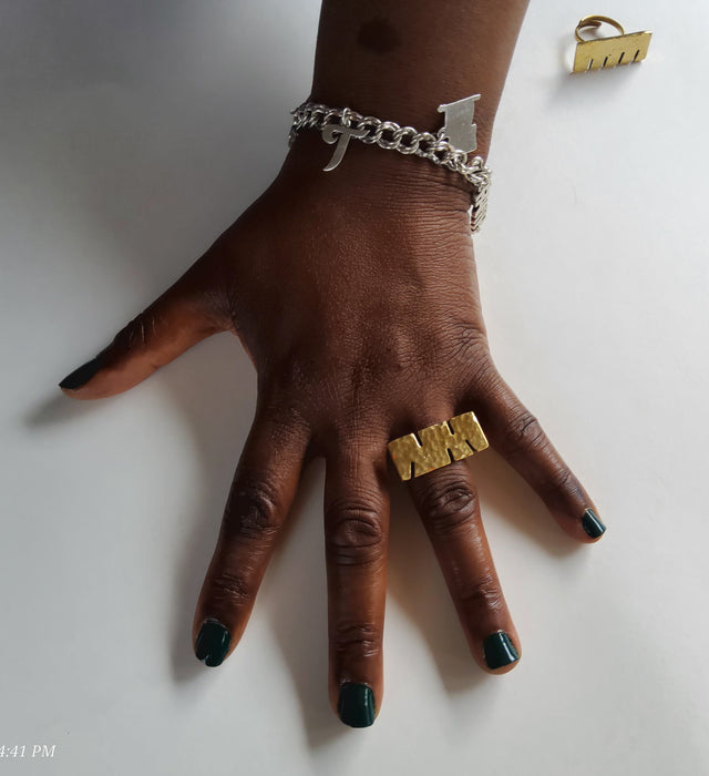African Brass rings