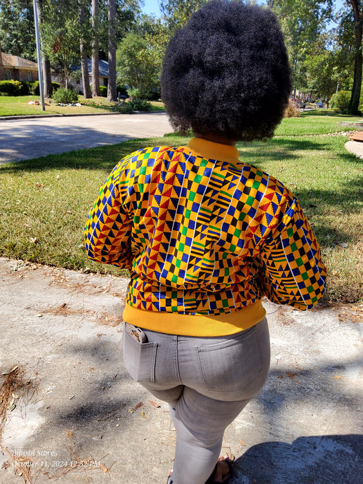OBA Ankara Bomber jacket