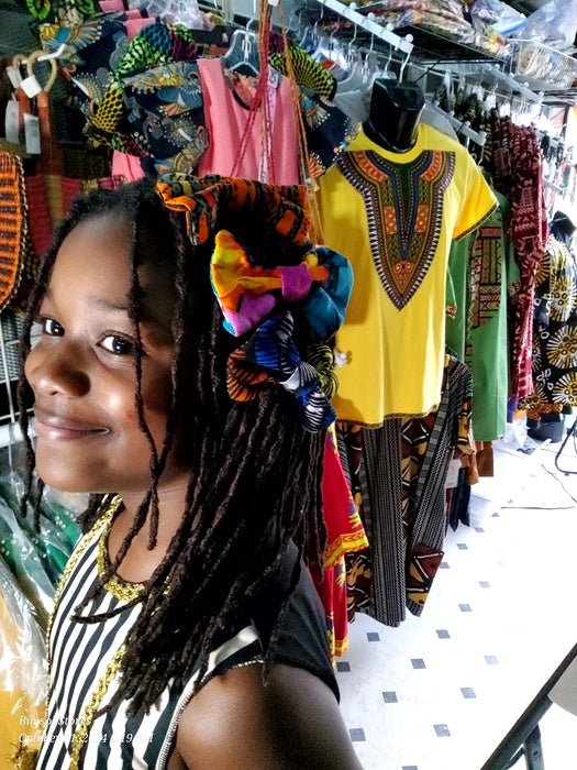 kids Ankara hair BOW