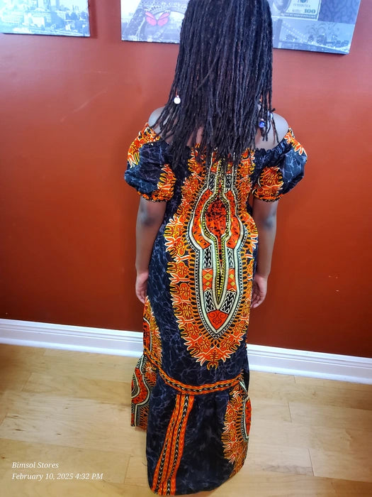 OLUWANIFEMI DASHIKI GIRLS CARIBBEAN DRESS