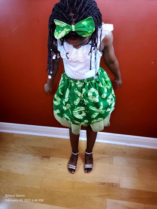 NIFFY KIDS SKIRT WITH TUTU AND A BOW