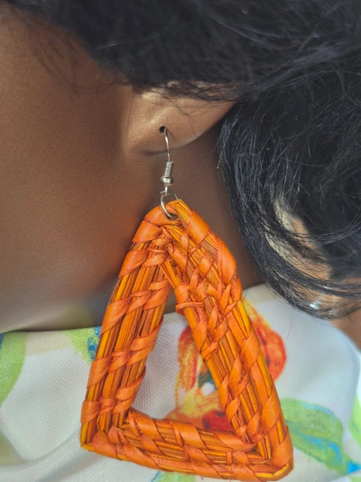RAFFIA Earrings - Hollow
