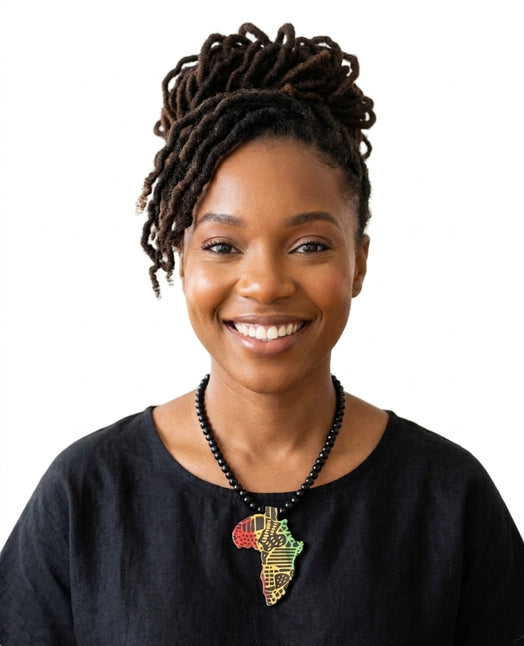 MUSA AFRICAN MAP NECKLACE