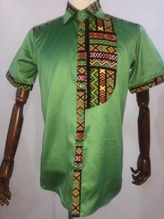 Ade Short Sleeve Button Up Shirt