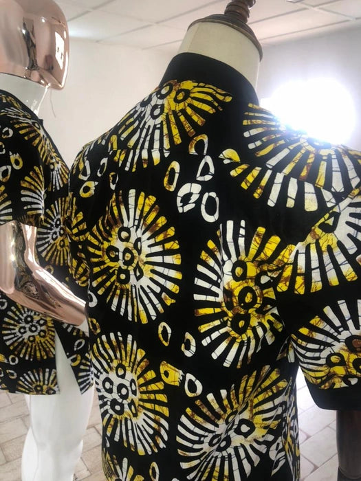 Abimbola men African print shirt
