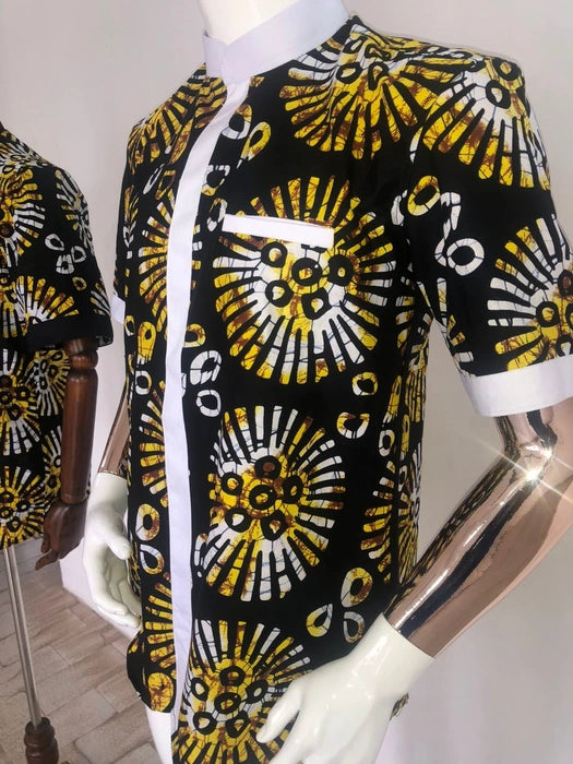 Abimbola men African print shirt