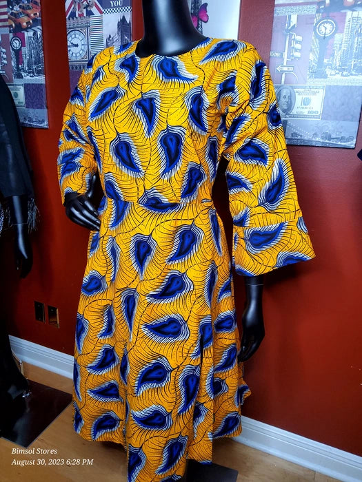 kemi African wax dress