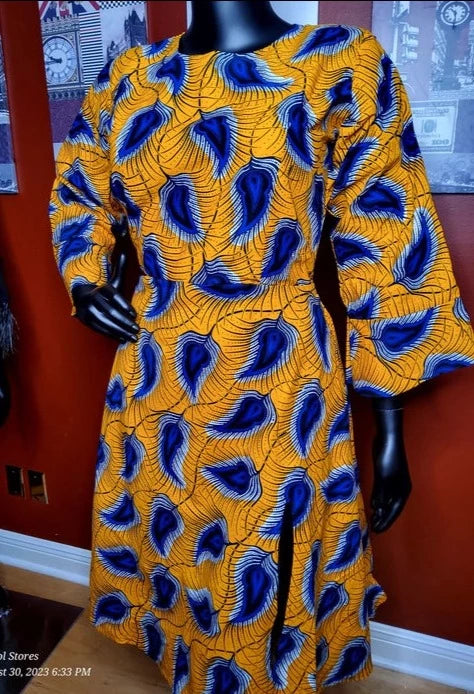 kemi African wax dress