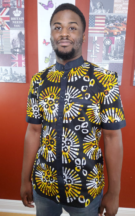 Abimbola men African print shirt