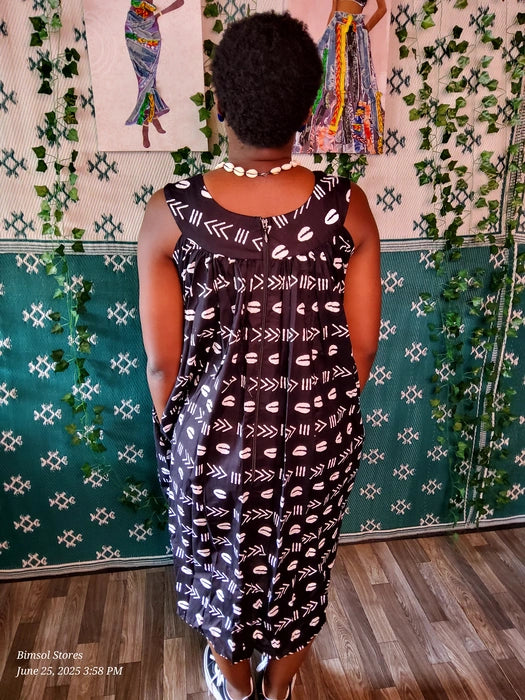 FOLASHADE  FULL FLARE DRESS
