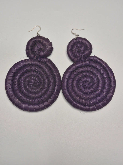 RAFFIA Earrings - Solid