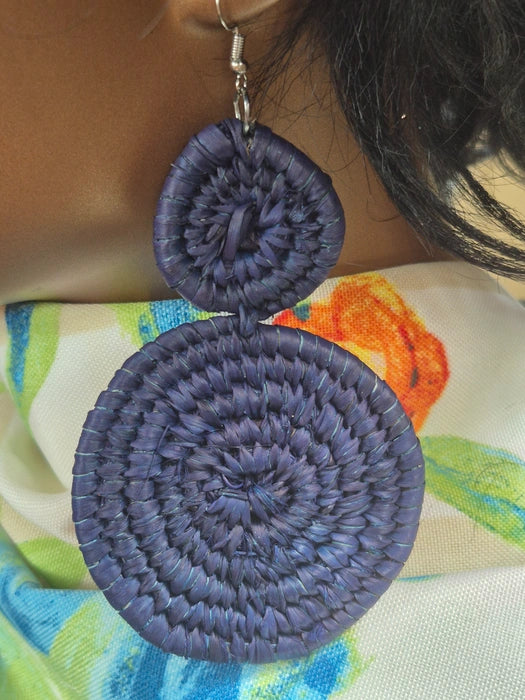 RAFFIA Earrings - Solid