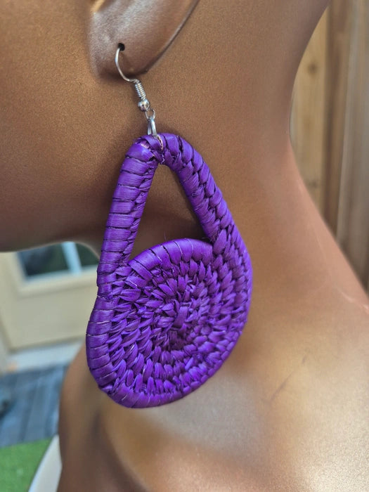 RAFFIA Earrings - Hollow