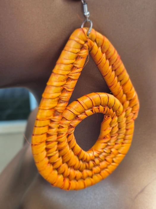 RAFFIA Earrings - Hollow