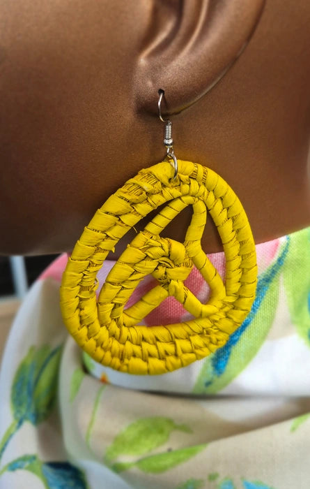 RAFFIA Earrings - Hollow