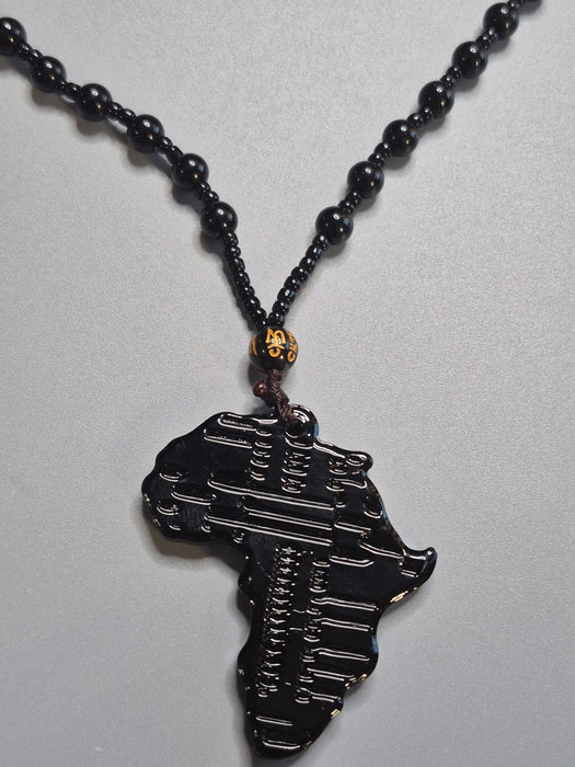 AFRICAN MAP NECKLACE