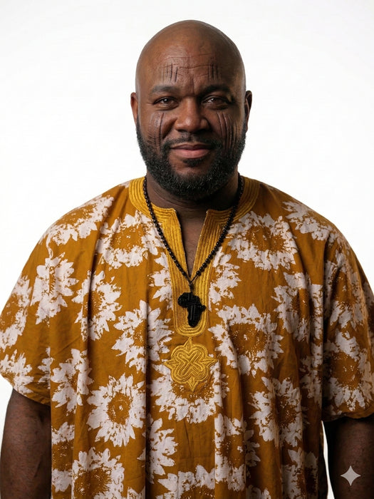 AFRICAN MAP NECKLACE