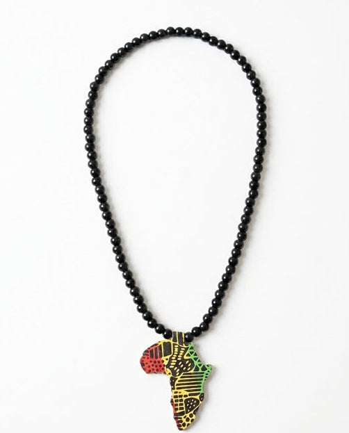 MUSA AFRICAN MAP NECKLACE