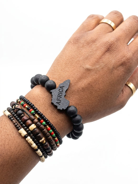 MUHAMMAD AFRICAN MAP BRACELETS