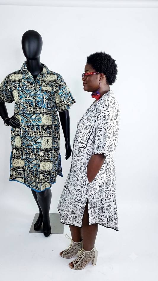 Omolara Ankara T-shirt dress