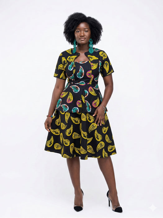 yetunde fully padded dress