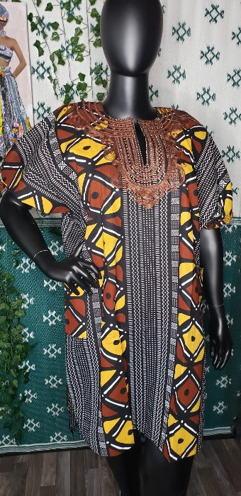 Female  Fulani Dashiki Dress