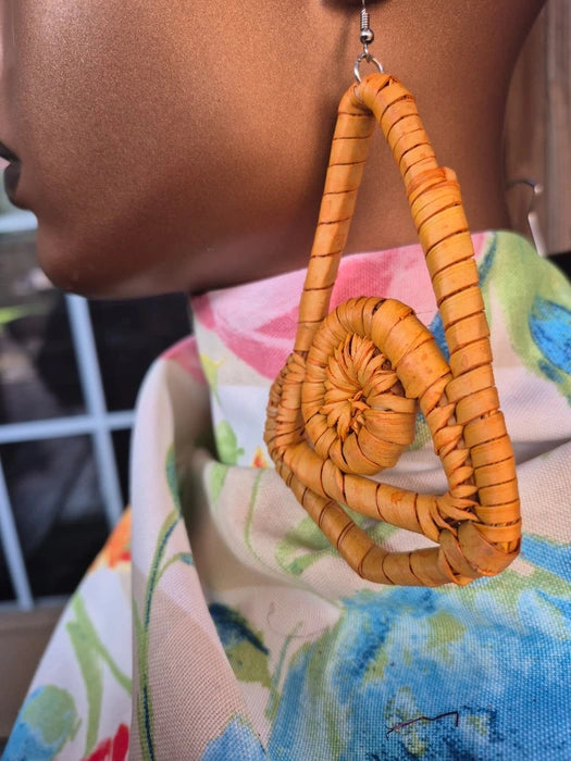 RAFFIA Earrings - Hollow
