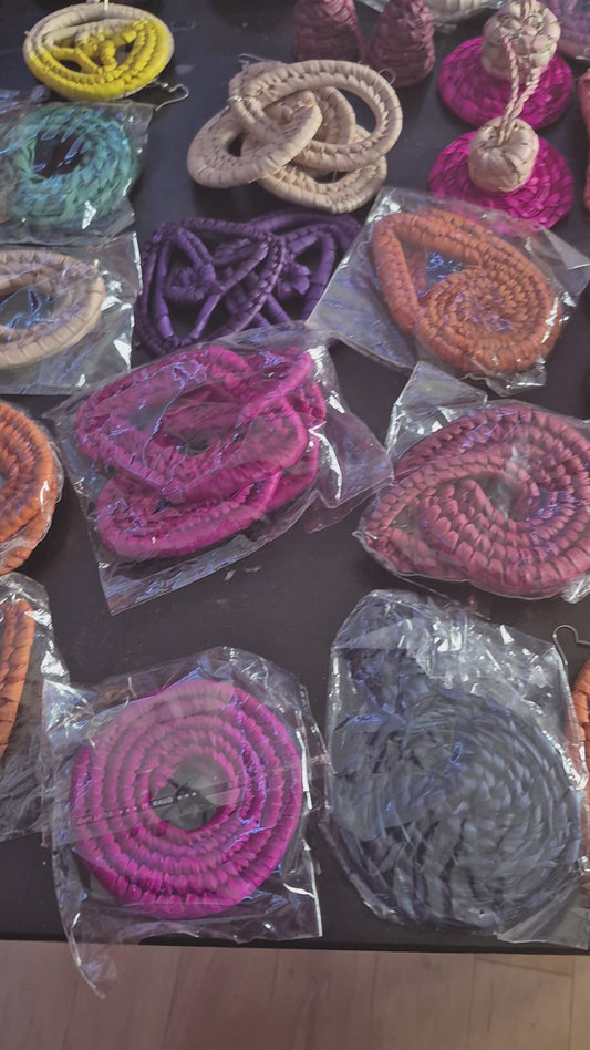 RAFFIA Earrings - Solid